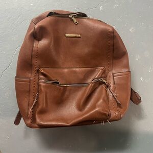 Poppy & Peonies Backpack- flawed